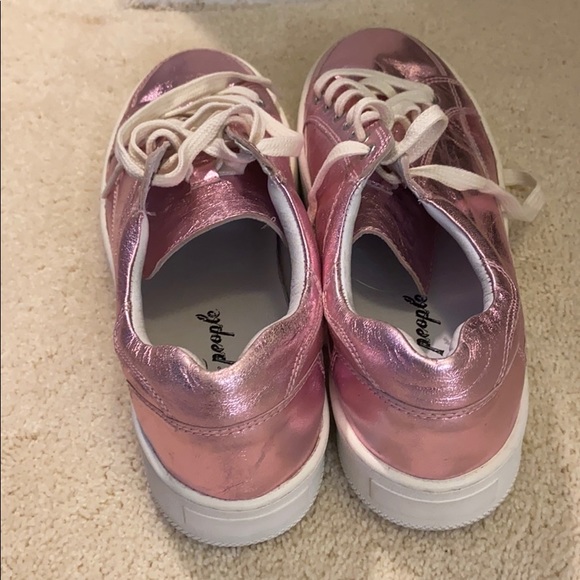 39 FP Sneakers Leather Metallic FP Letterman Pink - Picture 5 of 5